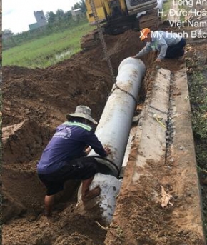 DƯ ÁN KDC MỸ HẠNH BẮC: Triển khai thi công hệ thống cống thoát nước mưa Khu B Tháng 8/2022